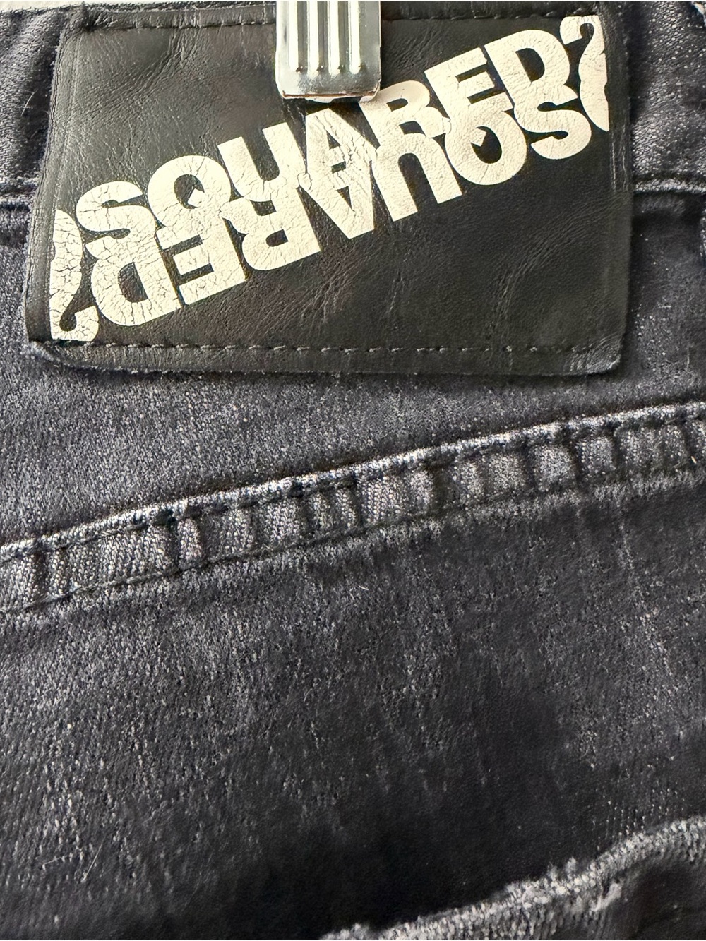 DSQUARED2 Black Distressed Skinny Jeans - Picture 7 of 11